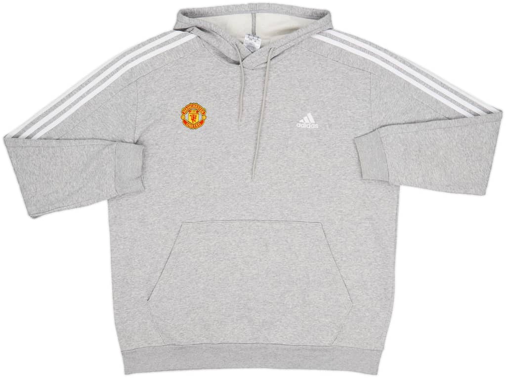 2023-24 Manchester United adidas Hooded Top - 8/10 - (XL)