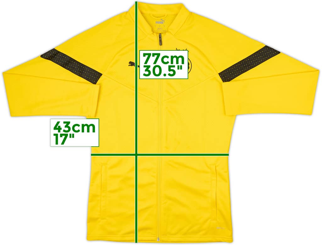 2022-23 Borussia Dortmund Puma 1/4 Zip Training Top - 8/10 - (S)