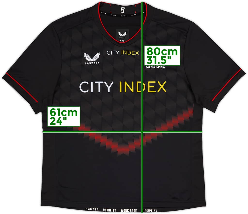 2021-22 Saracens Home Shirt - 10/10 - (XXL)