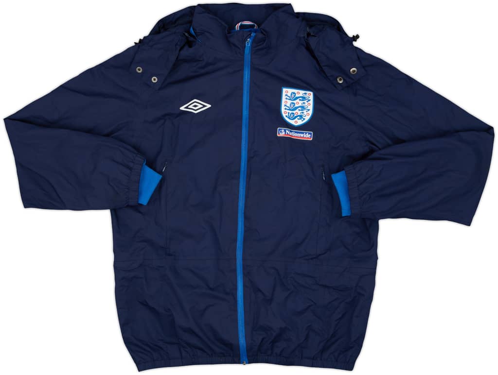 2010-11 England Umbro Hooded Track Jacket - 8/10 - (M)