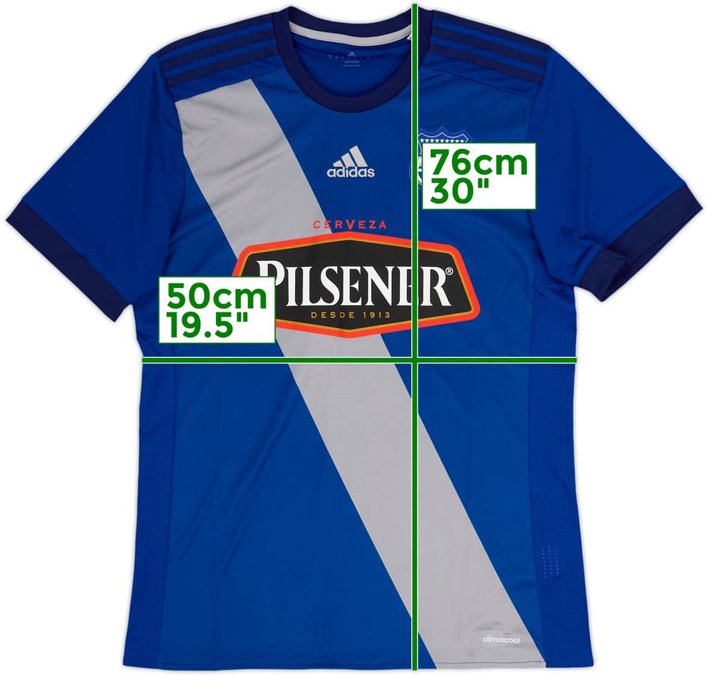 2017 Emelec Home Shirt - 9/10 - (M)