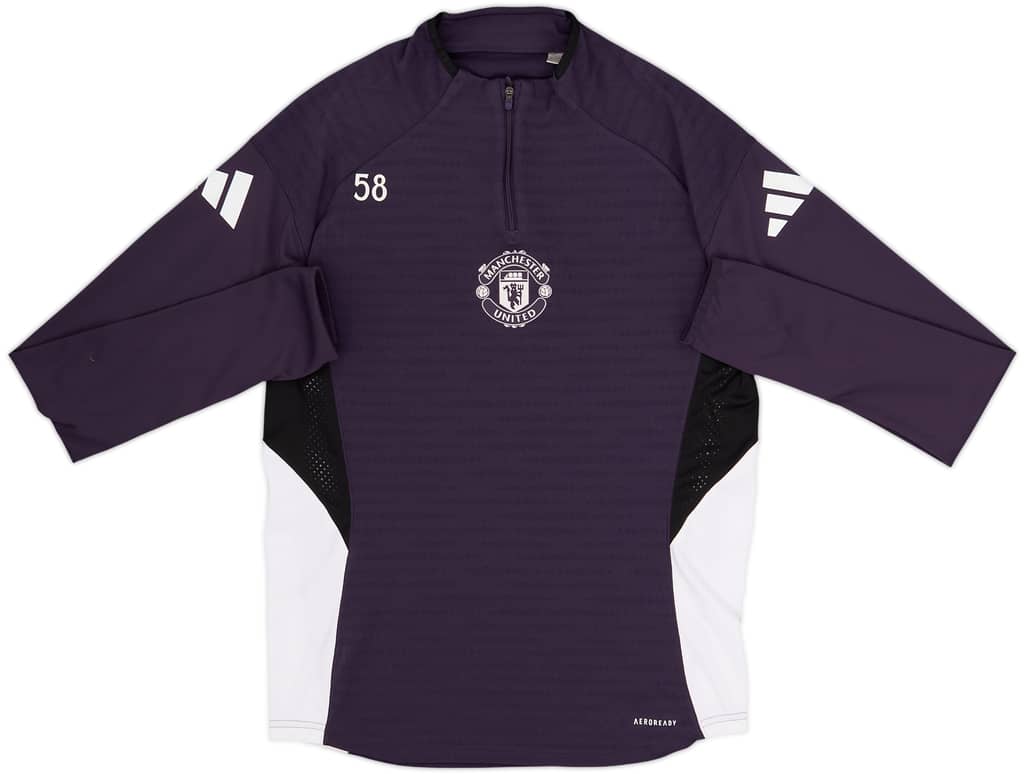 2025-26 Manchester United Player Issue adidas Tiro 25 Pro Training Top #58 - 10/10 - (S)
