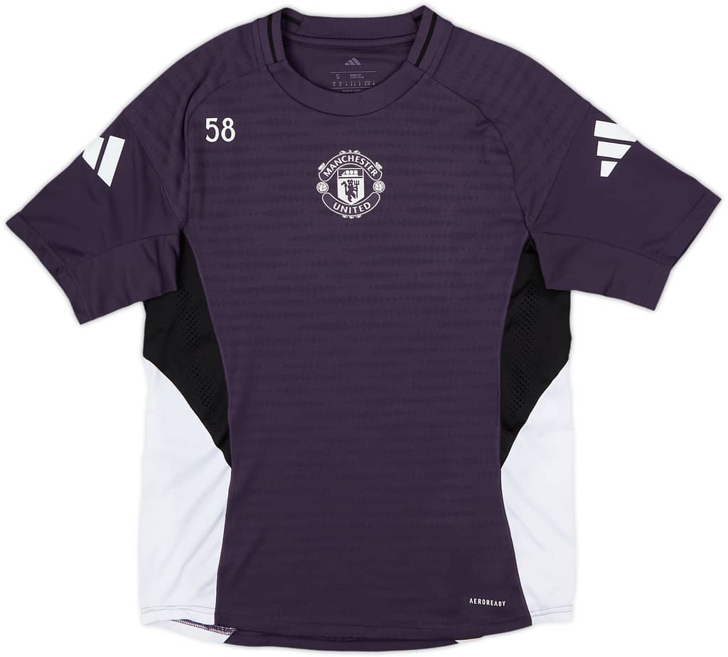 2020-21 Manchester United adidas Player Issue Training Shirt 58 - 9/10 - (S)