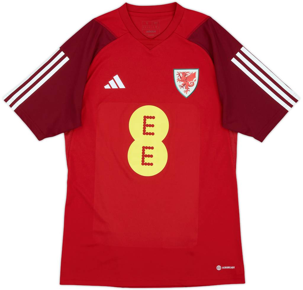2022-23 Wales adidas Training Shirt - 9/10 - (S)