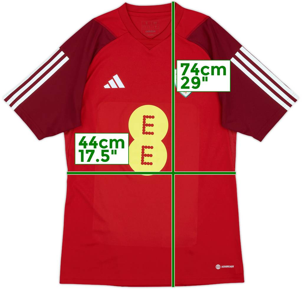 2022-23 Wales adidas Training Shirt - 9/10 - (S)