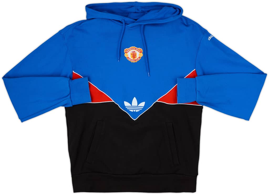 2023-24 Manchester United adidas Originals Hooded Top - 8/10 - (M)