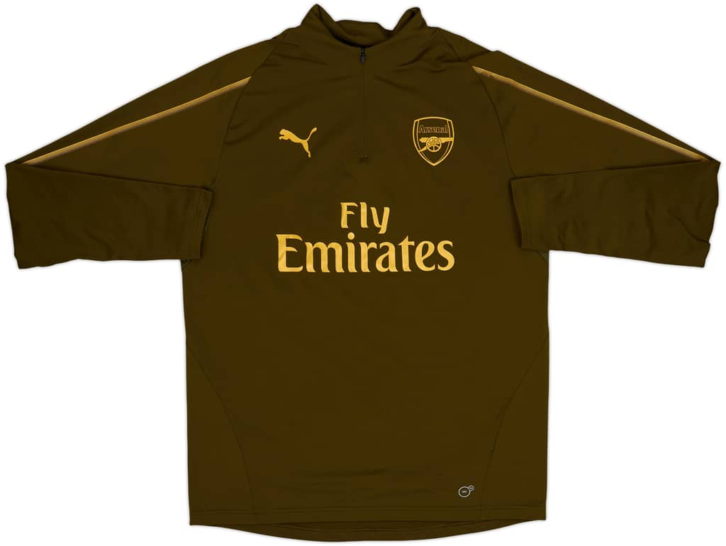 2017-18 Arsenal Puma 1/4 Zip Drill Top - 8/10 - (L)