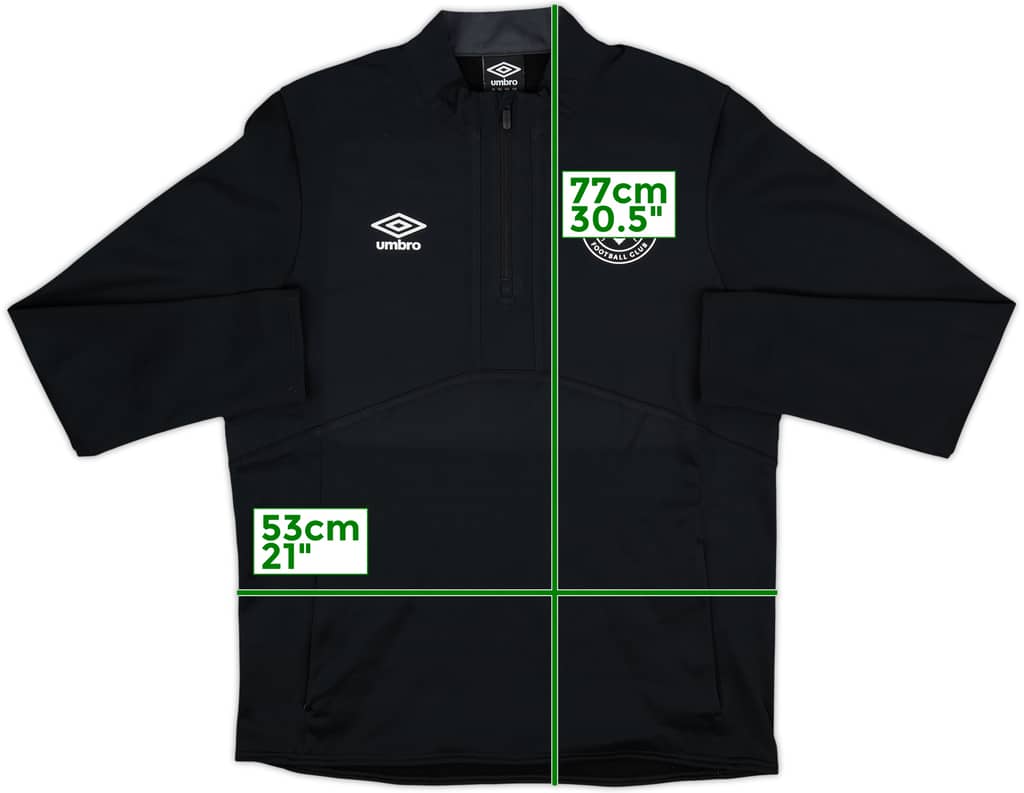 2021-22 Brentford Umbro 1/4 Zip Training Top - 8/10 - (L)