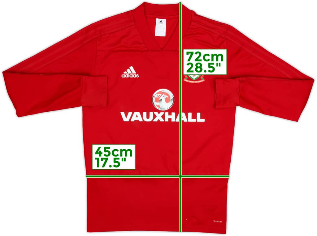 2017 Wales adidas Drill Top - 8/10 - (S)