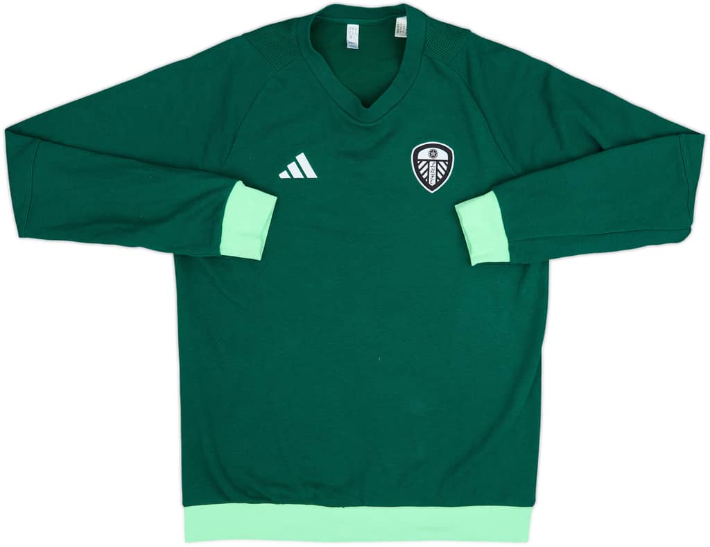 2023-24 Leeds United adidas Sweat Top - 8/10 - (M)