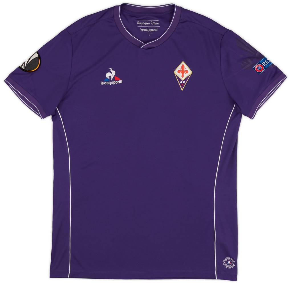2015-16 Fiorentina Match Issue Home Shirt Roncaglia #32 - As New - (L)