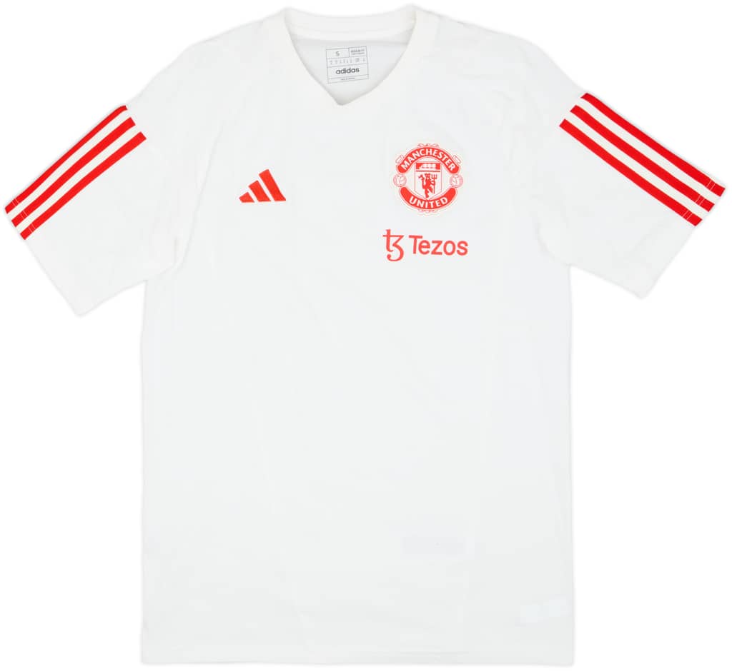 2023-24 Manchester United adidas Cotton Tee - 9/10 - (S)