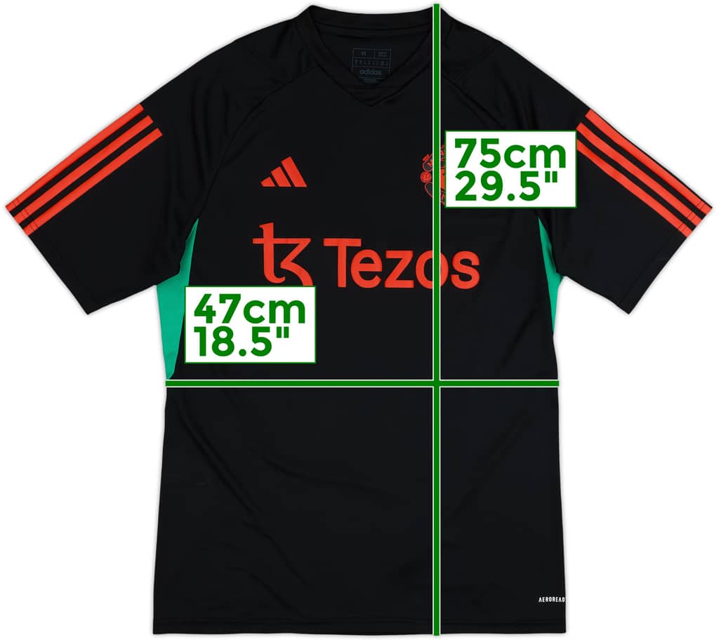 2023-24 Manchester United adidas Training Shirt - 10/10 - (M)