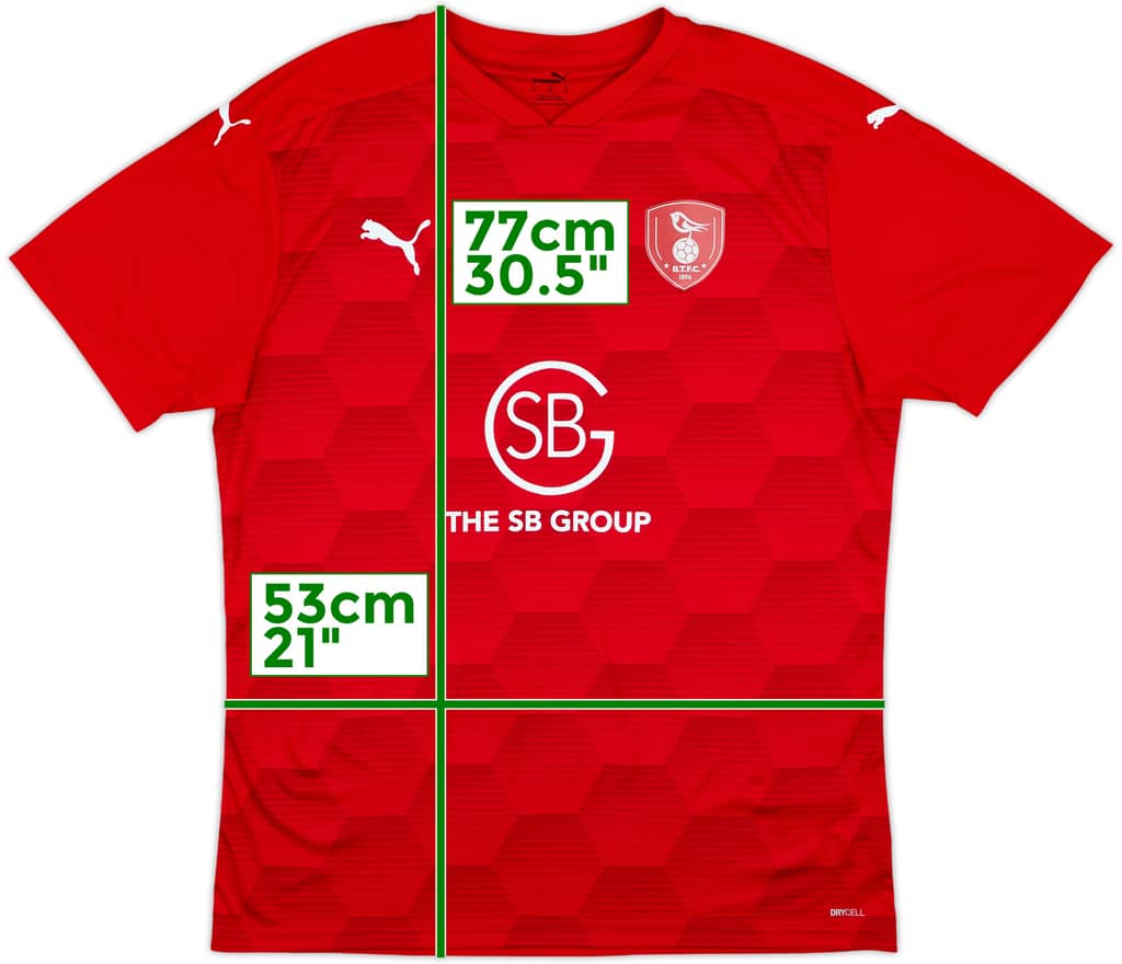 2020-22 Bracknell Town Home Shirt - 9/10 - (XL)