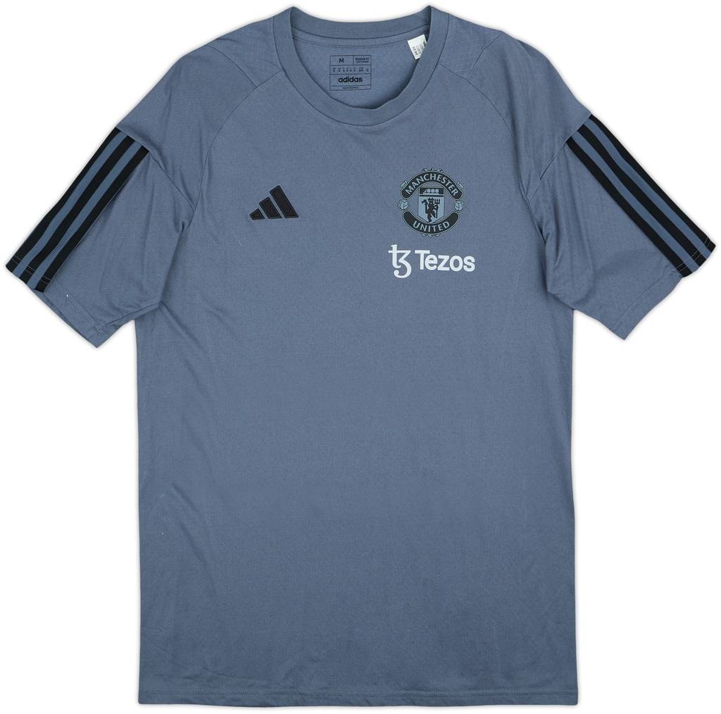2023-24 Manchester United adidas Cotton Tee - 8/10 - (M)