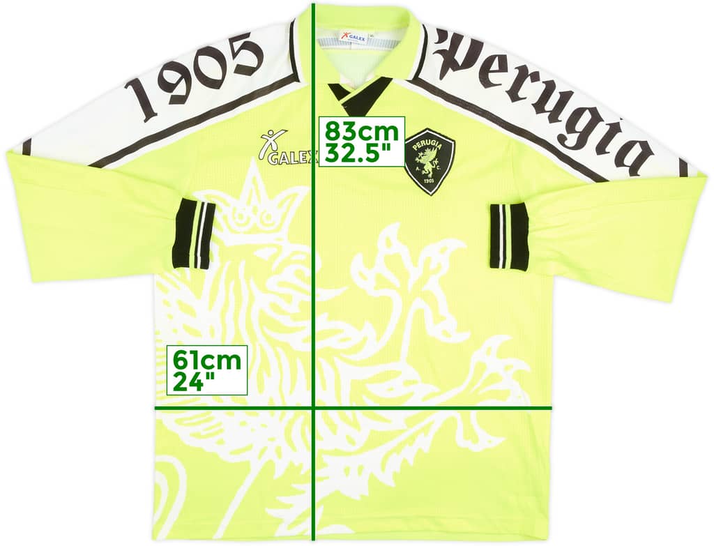 1997-98 Perugia Maillot third manches longues - 8/10 - (XL)