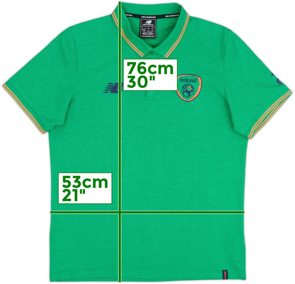 2017-18 Ireland New Balance Polo Shirt - 10/10 - (L)