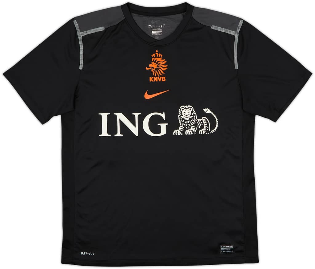 2012-14 Netherlands Nike Player Issue Training Shirt - 8/10 - (L)
