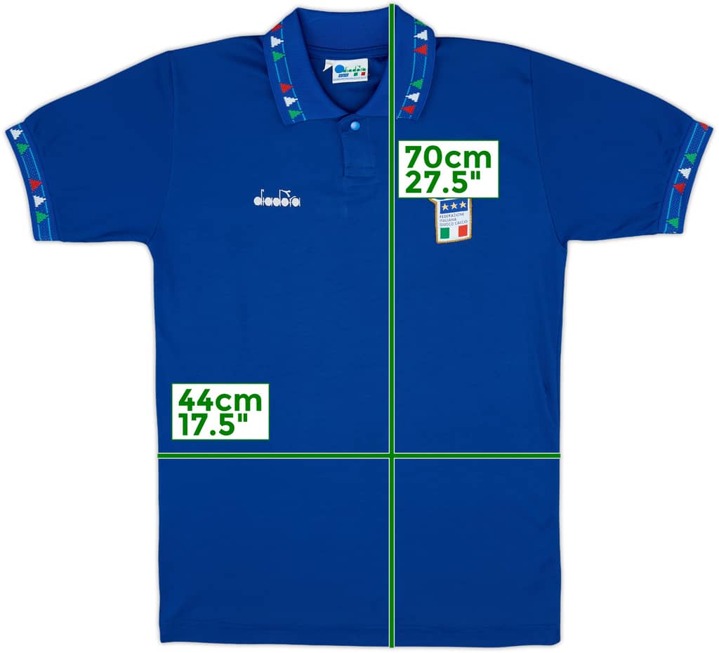1992-93 Italy Home Shirt - 9/10 - (XL.Boys)