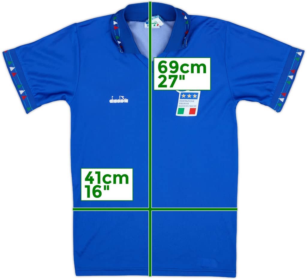 1992-93 Italy Home Shirt - 7/10 - (XL)