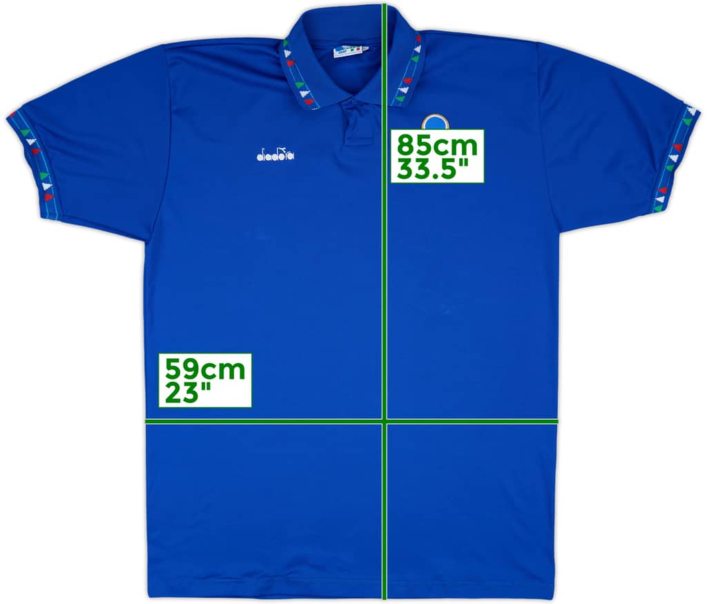 1992-93 Italy Home Shirt - 7/10 - (XL)