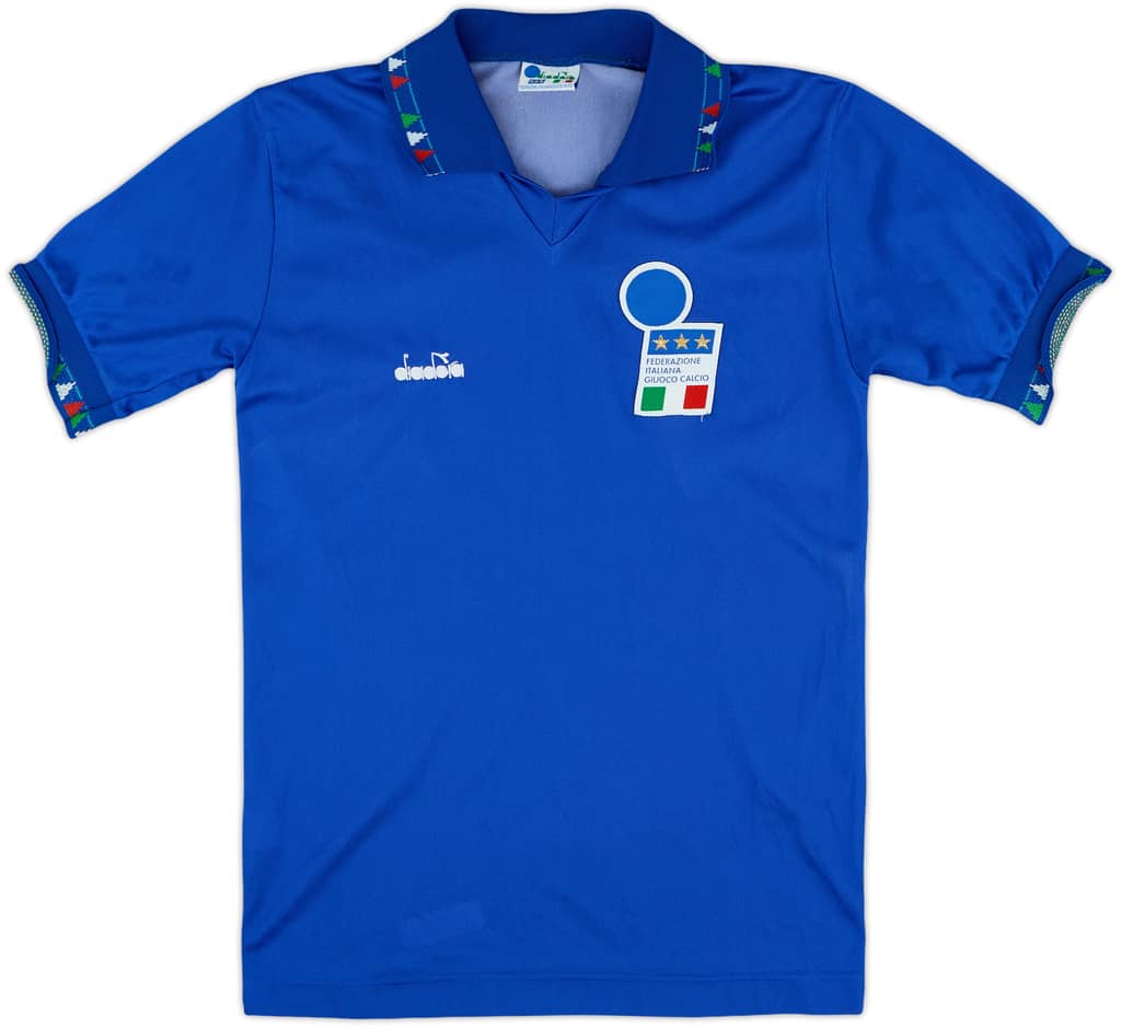 1992-93 Italy Home Shirt - 9/10 - (XL.Boys)