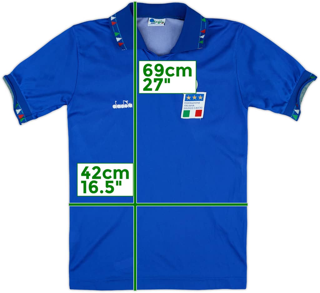 1992-93 Italy Home Shirt - 9/10 - (XL.Boys)