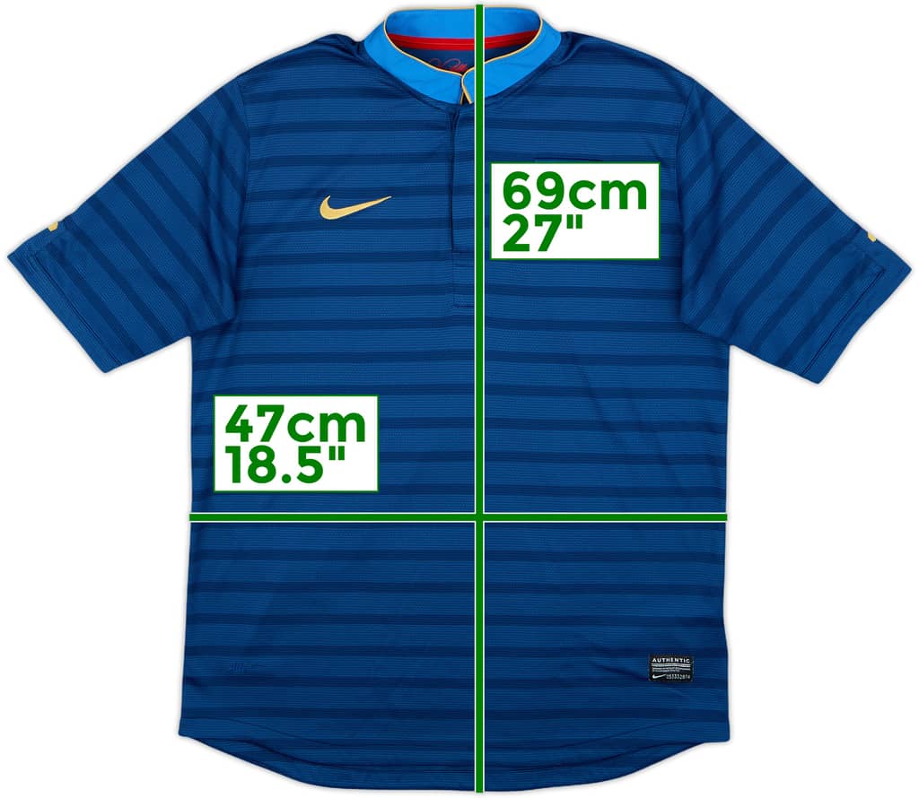2012-13 France Home Shirt - 8/10 - (XL.Boys)