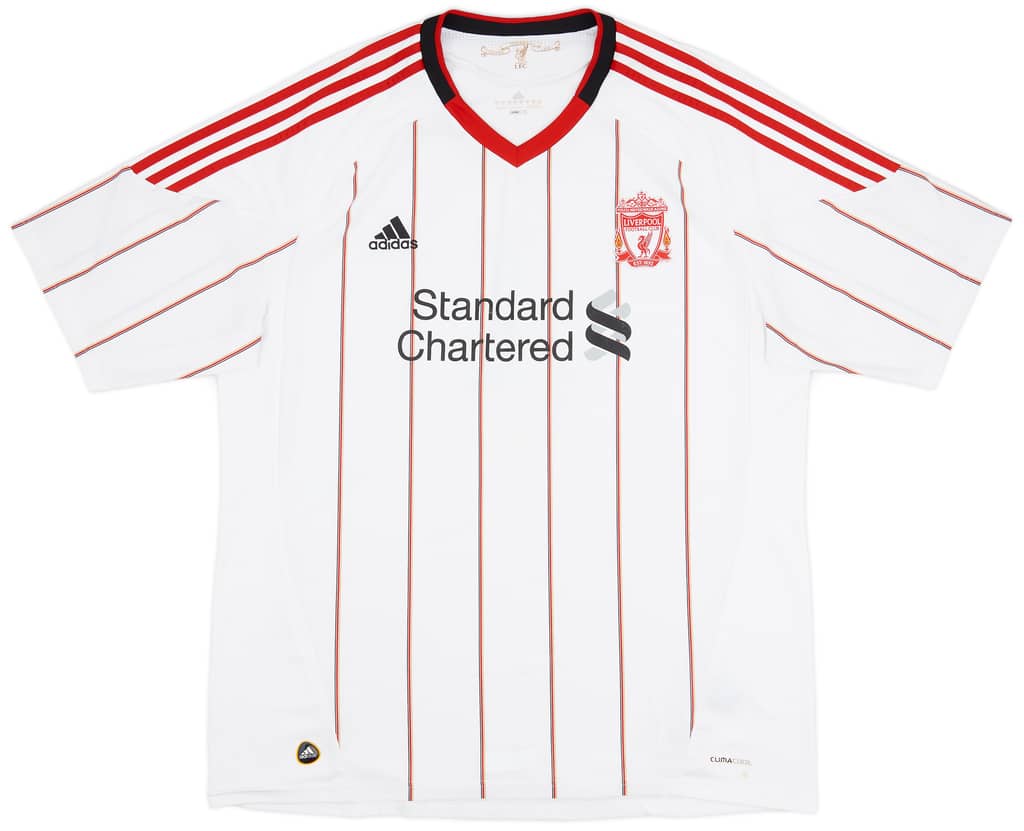 2010-11 Liverpool Away Shirt Gerrard #8 - 8/10 - (3XL)