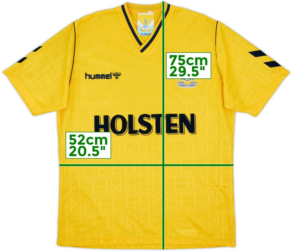 1988-91 Tottenham Away Shirt - 4/10 - (XL)