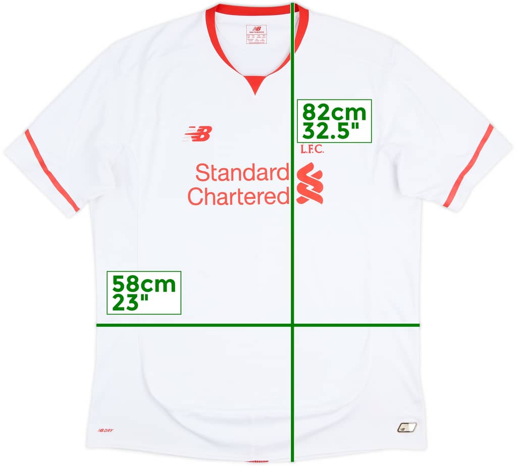 2015-16 Liverpool Away Shirt - 4/10 - (XXL)
