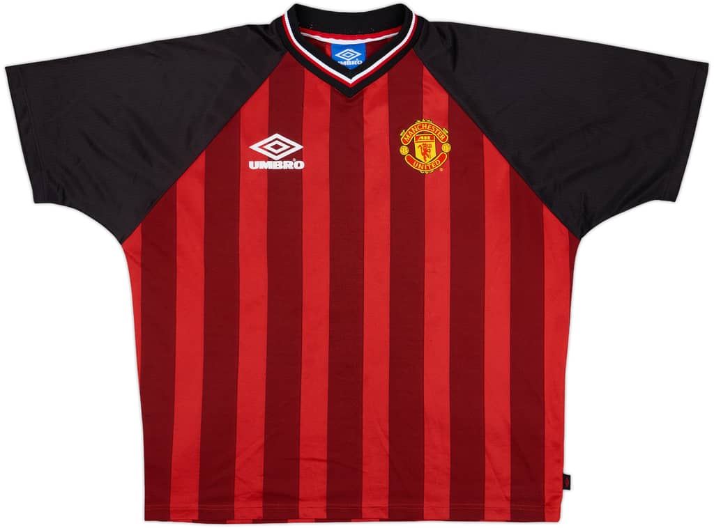 1998-99 Manchester United Umbro Training Shirt - 9/10 - (XXL)