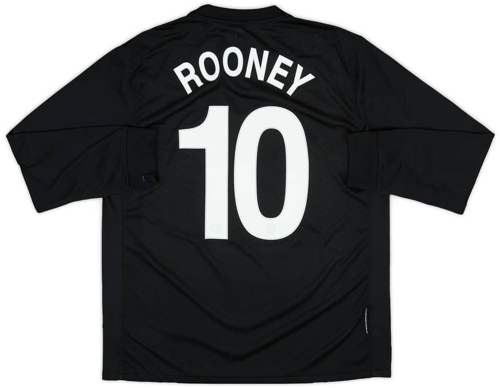 2009-10 Manchester United Away L/S Shirt Rooney #10 - 6/10 - (L)