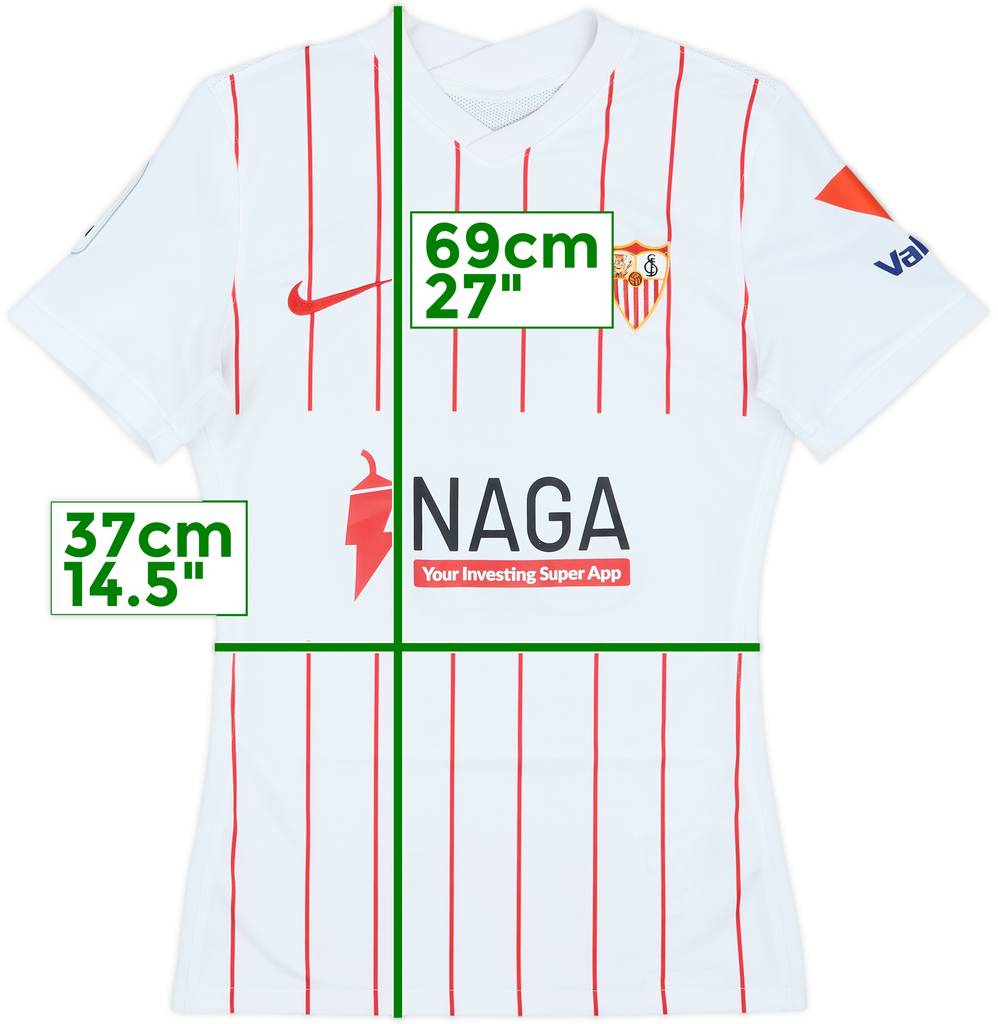 2021-22 Sevilla Home Shirt - 8/10 - (S)