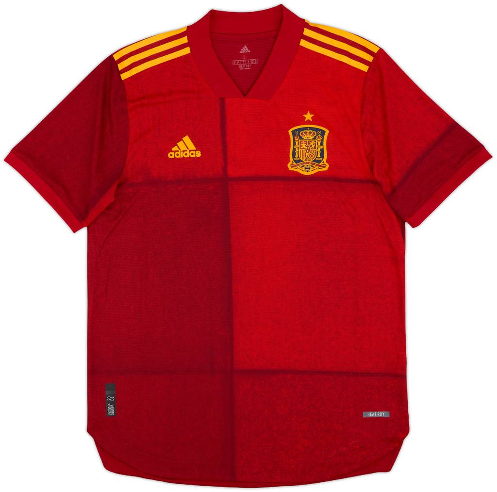 2020-21 Spain Authentic Home Shirt - 10/10 - (L)