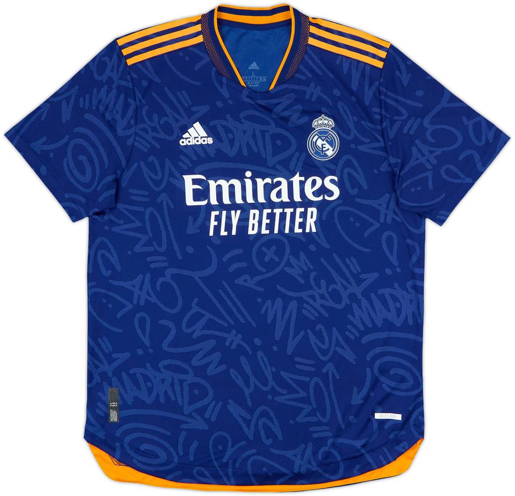 2021-22 Real Madrid Authentic Away Shirt - 10/10 - (L)