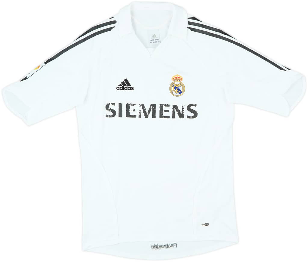 2005-06 Real Madrid Home Shirt - 4/10 - (S)