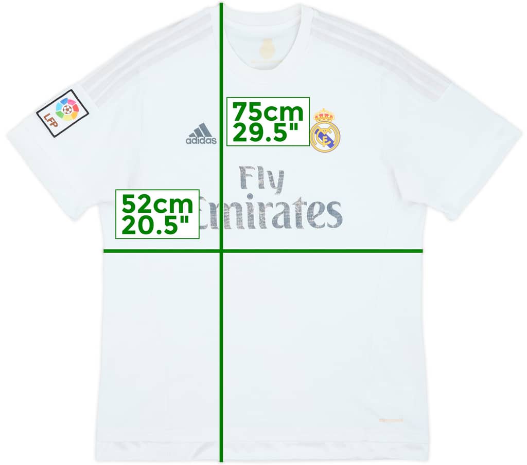2015-16 Real Madrid Home Shirt - 5/10 - (L)