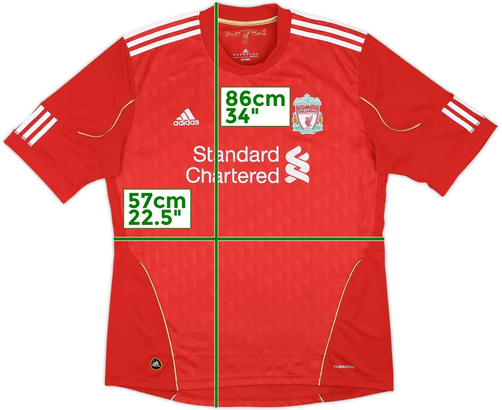 2010-12 Liverpool Home Shirt - 4/10 - (XL)