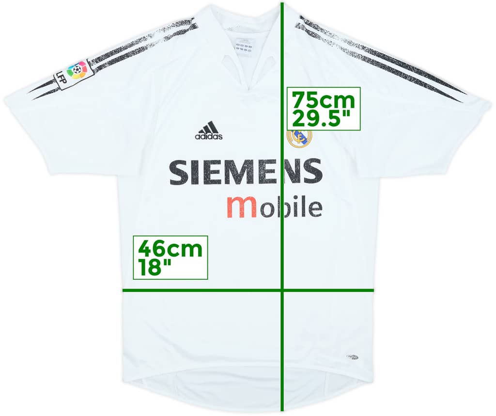 2004-05 Real Madrid Home Shirt - 5/10 - (S)