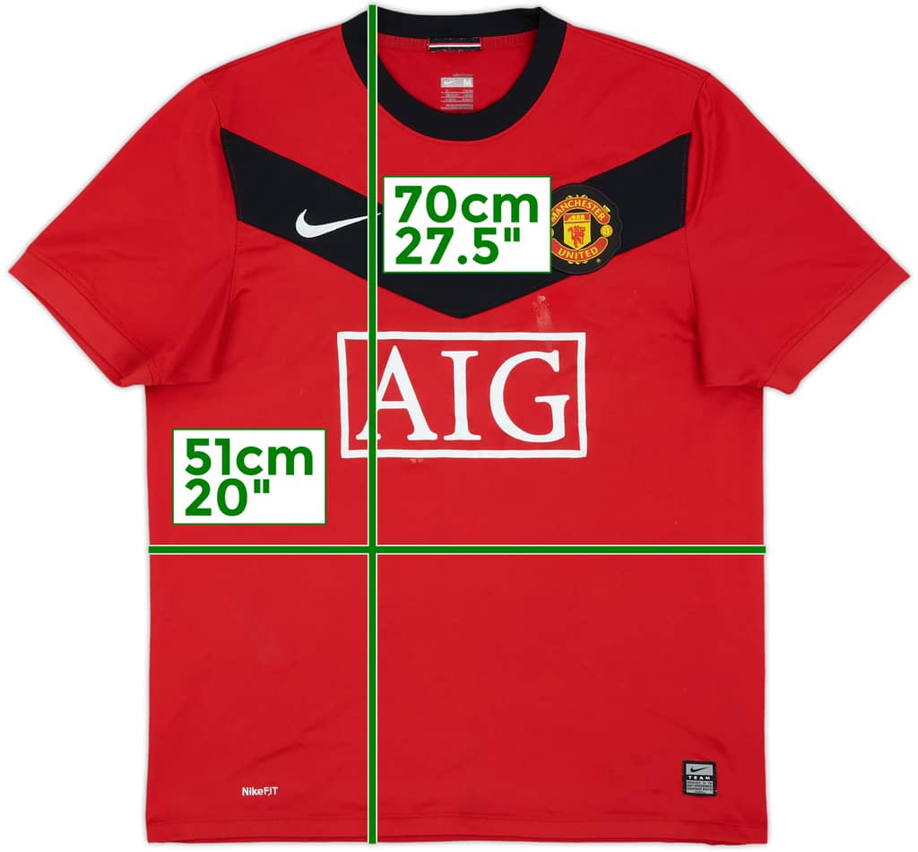 2009-10 Manchester United Home Shirt - 5/10 - (M)