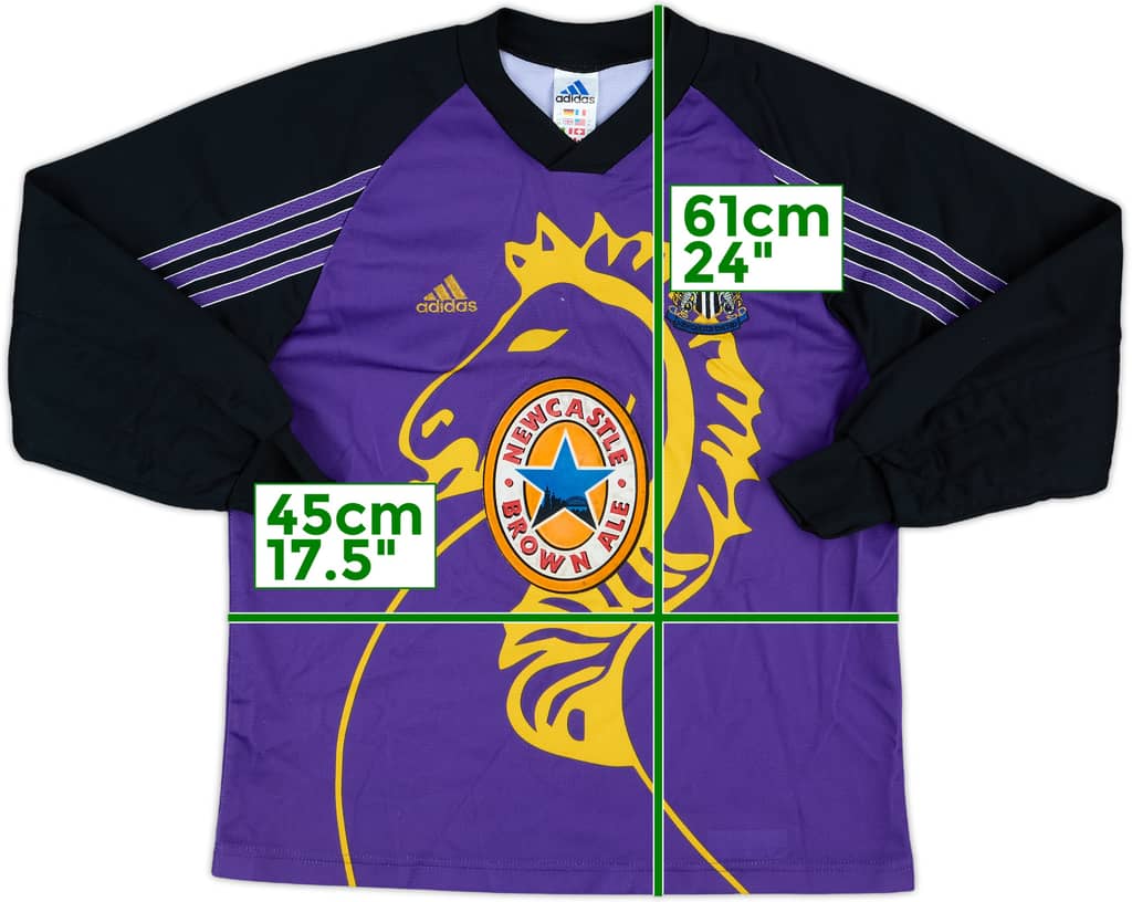 1998-99 Newcastle GK Shirt - 8/10 - (L.Boys)