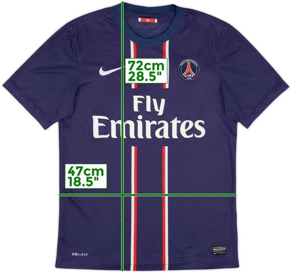 2012-13 Paris Saint-Germain Home Shirt - 5/10 - (M)