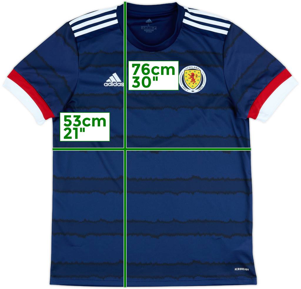 2020-22 Scotland Home Shirt - 9/10 - (L)