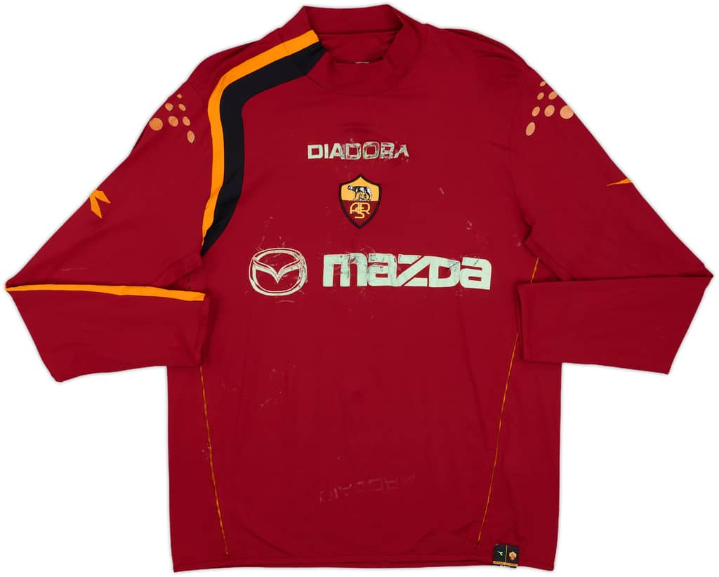 2003-04 Roma Home L/S Shirt - 4/10 - (L)
