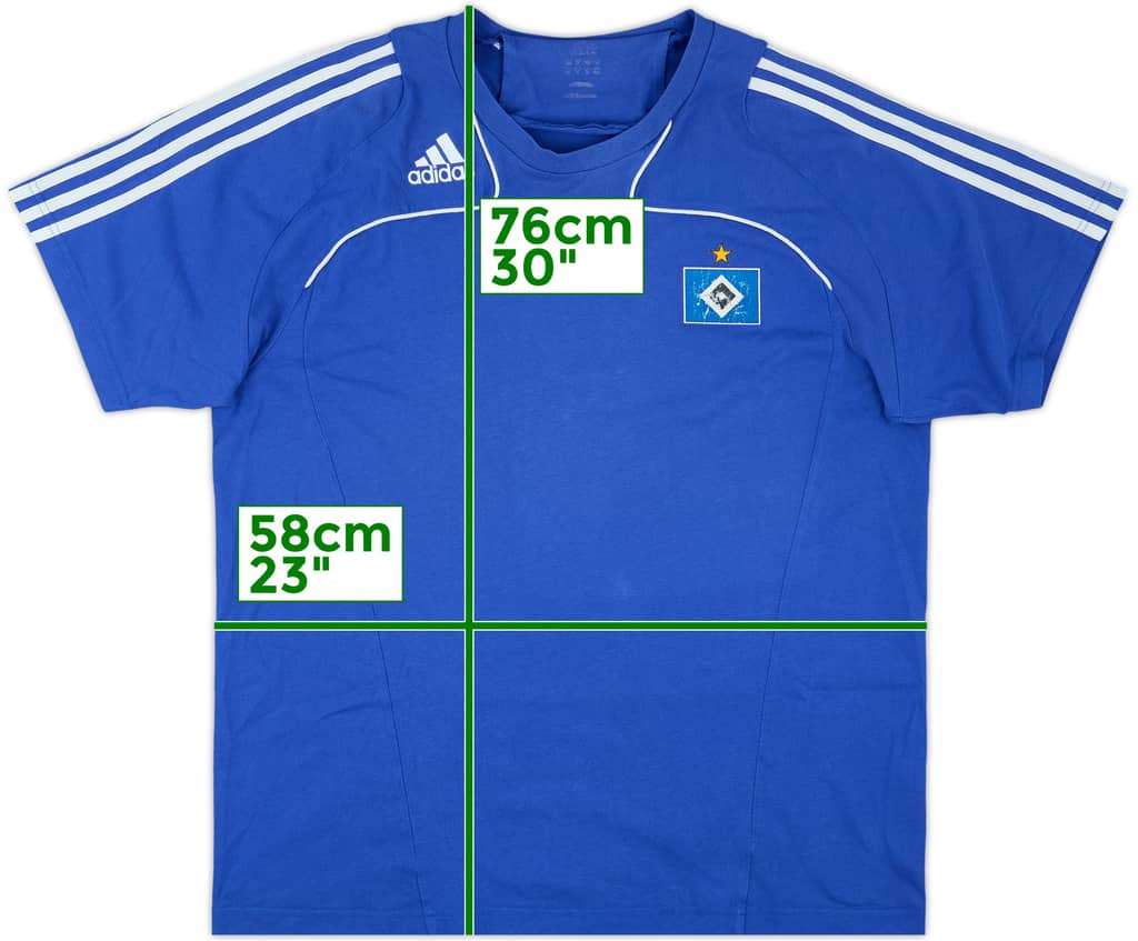 2008-09 Hamburg adidas Cotton Tee - 6/10 - (L)