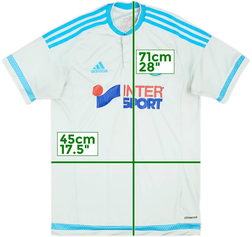 2015-16 Olympique Marseille Home Shirt - 4/10 - (S)