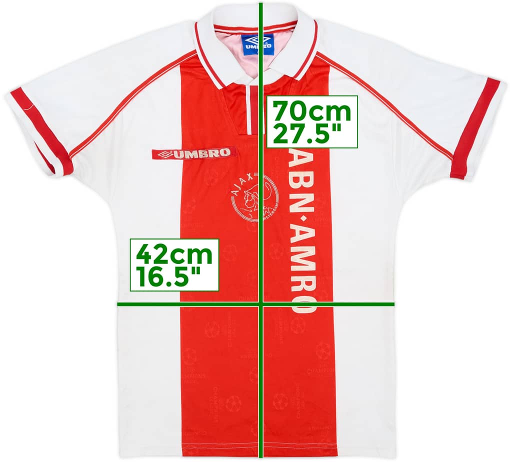 1998-99 Ajax Home Shirt - 8/10 - (XL.Boys)