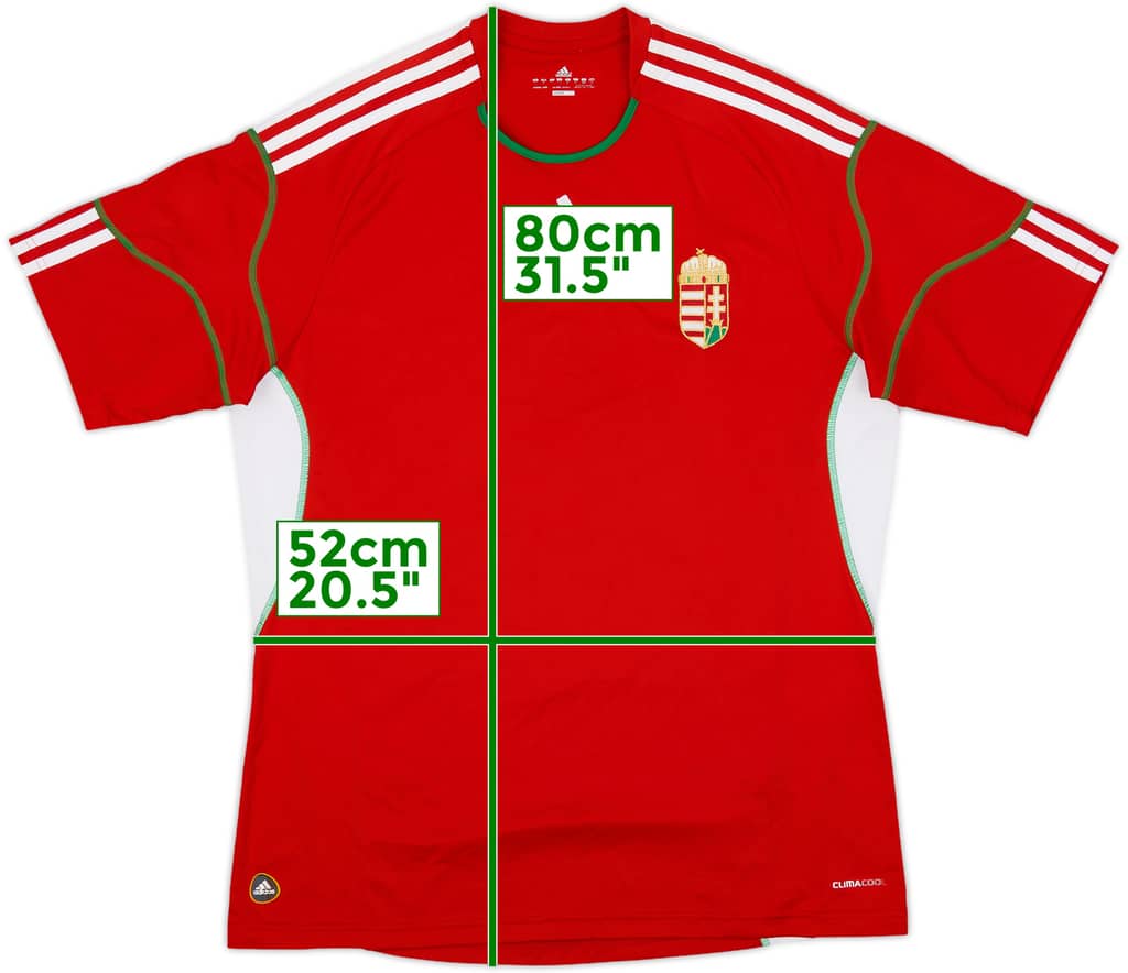 2010-12 Hungary Home Shirt - 8/10 - (L)