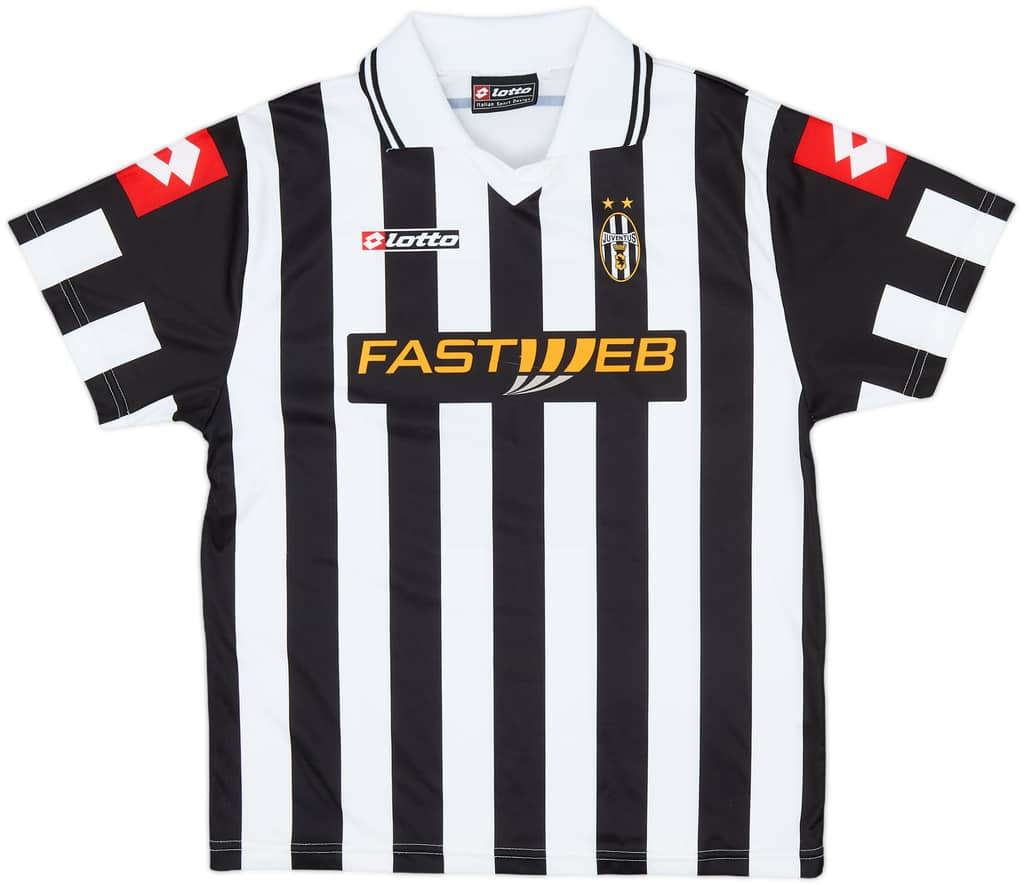 2000-01 Juventus Basic Home Shirt - 6/10 - (XL.Boys)